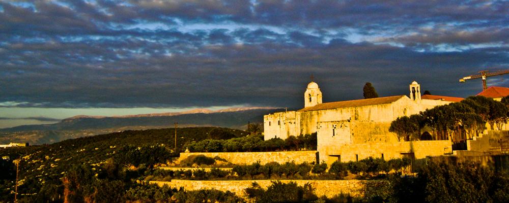 Balamand Monastery At Evening